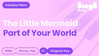 Miniatura de "Part of Your World - The Little Mermaid (Piano Karaoke)"