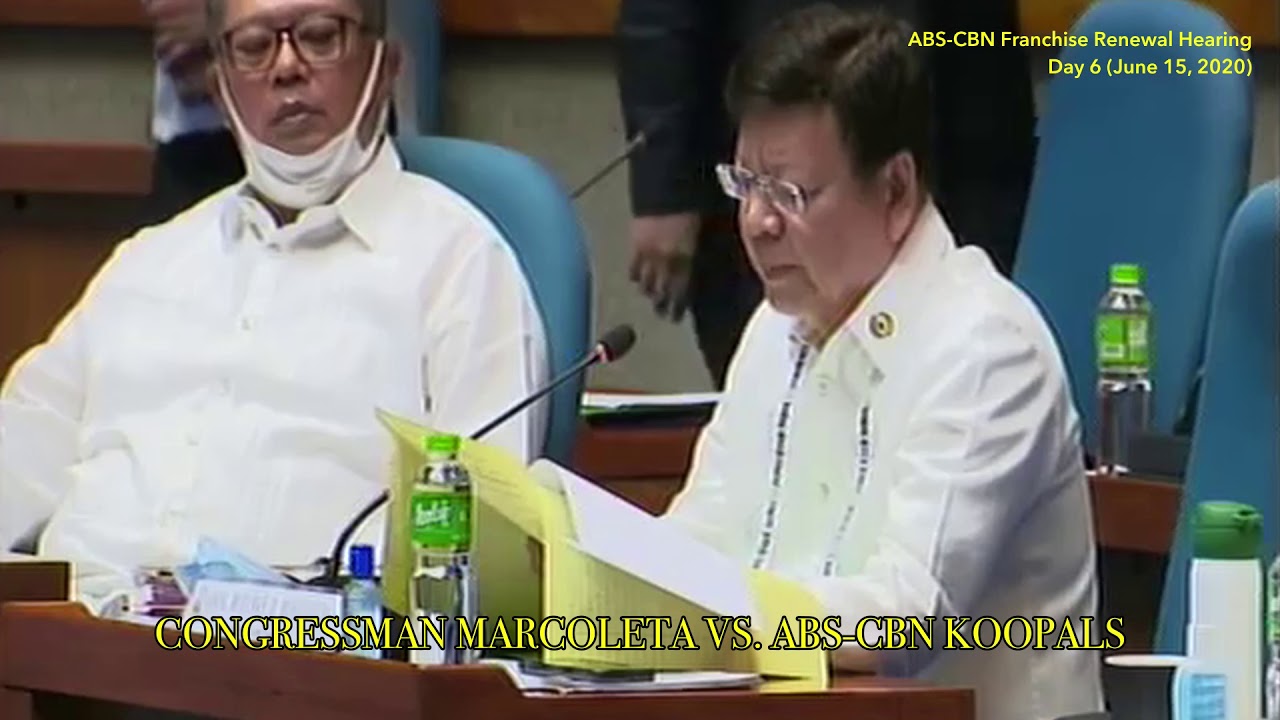 ABSCBN HEARING DAY 6 Cong. Marcoleta vs. ABSCBN Koopals "PIERCE D