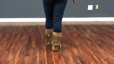 Charleston Step with a kick - Line Dance Step Instructions