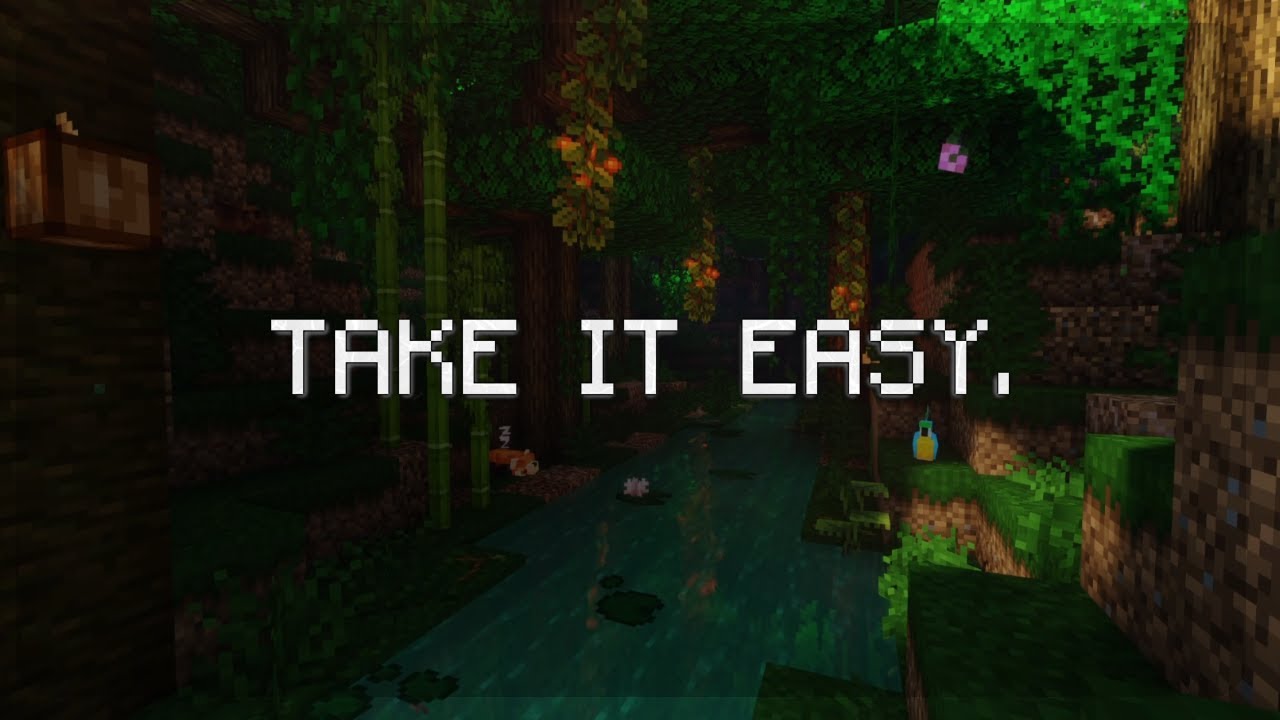 🌿A Hidden Paradise… Calm Minecraft Jungle Sounds & Music