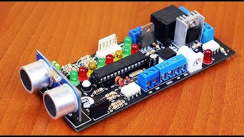 Tarjeta de control con actuadores para sensor ultrasonido