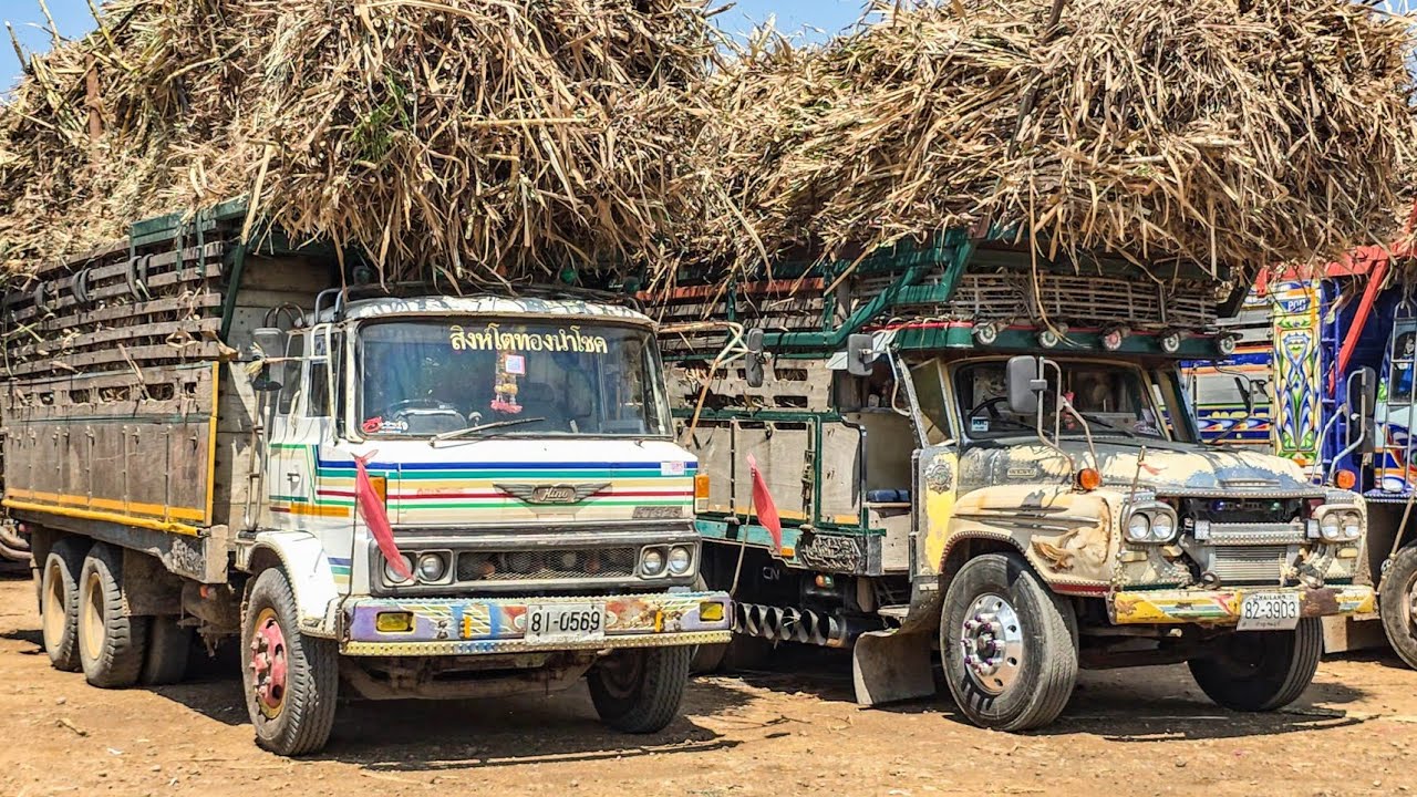 มาเดินดูรถอ้อยเมืองกาญในโรงงาน หน้ายาวเครื่องแรงเกียร์อีตั้น และKT925 เบรคแห้ง วิ่งอ้อยปีละครั้ง