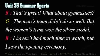 Listening English - Listening Practice Through Dictation 1 - Unit 33