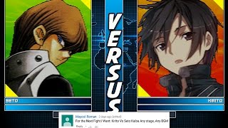 DDDF Request: Seto Kaiba vs. Kirito