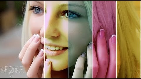 Beautiful Multicolor Image - Photoshop Photo Effect Tutorials