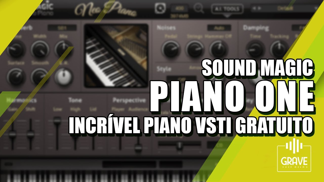 Piano One - O  Piano VSTi Gratuito mais Incrível que eu já vi