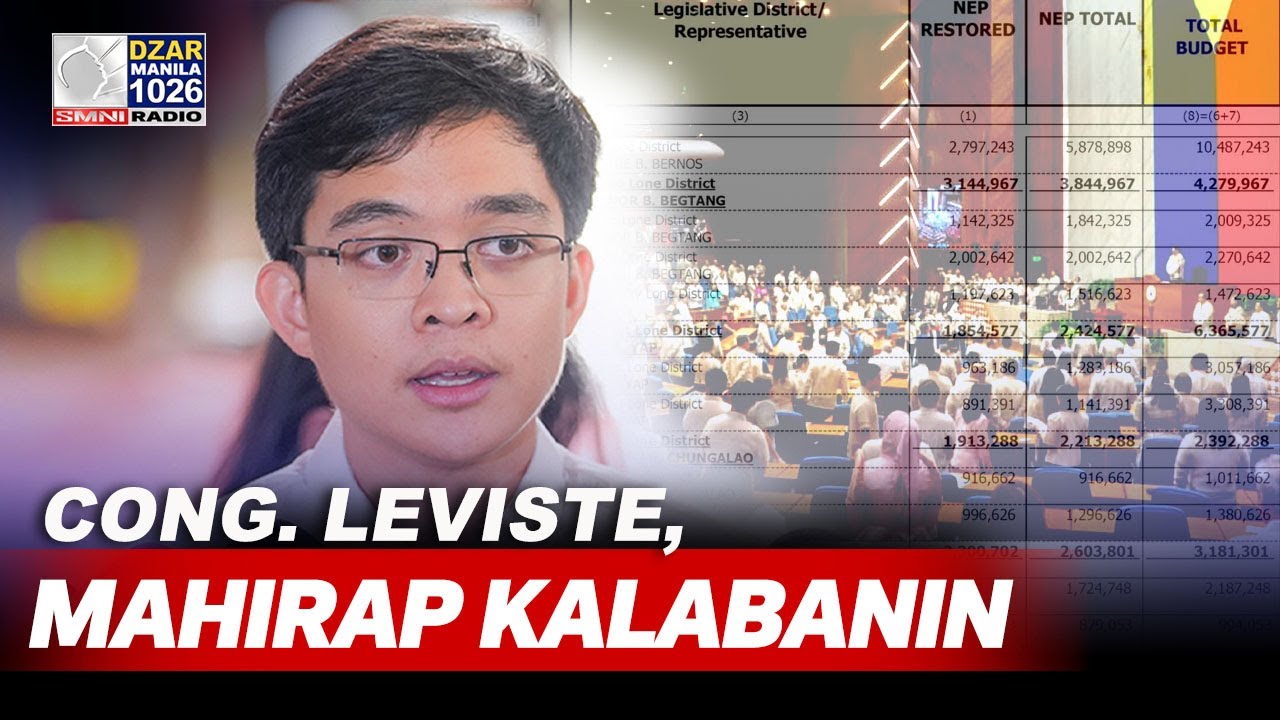 CONG. LEVISTE: AKO ang MAHIRAP NA KALABAN sa aking binabangga