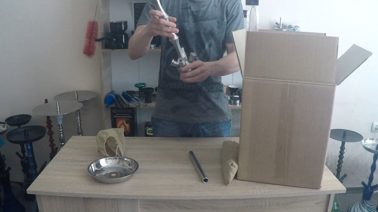 Обзор комплектации кальяна Kaya El Keyif Marble Steel 630 4S