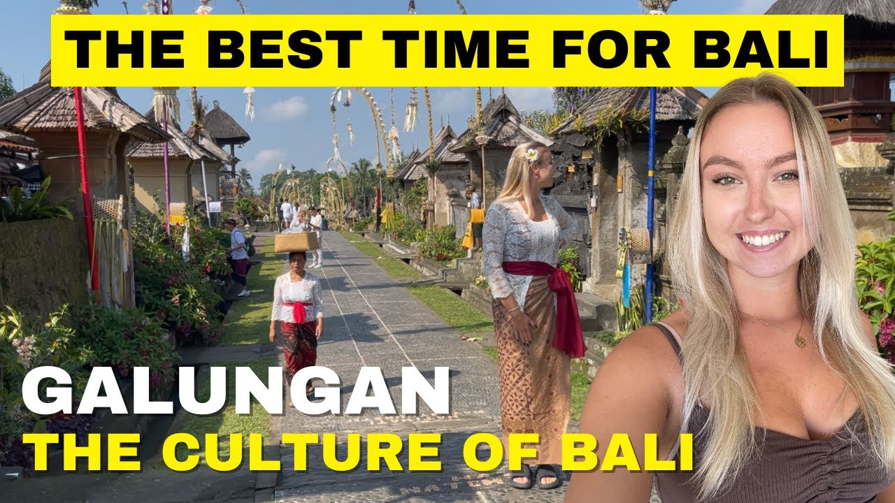 The BEST TIME to visit Bali, Indonesia - Galungan 2025