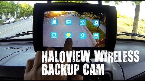 My new Haloview Wireless Backup Cam with DVR