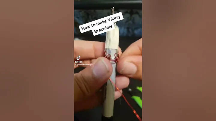 How to make a Viking knit chain bracelet