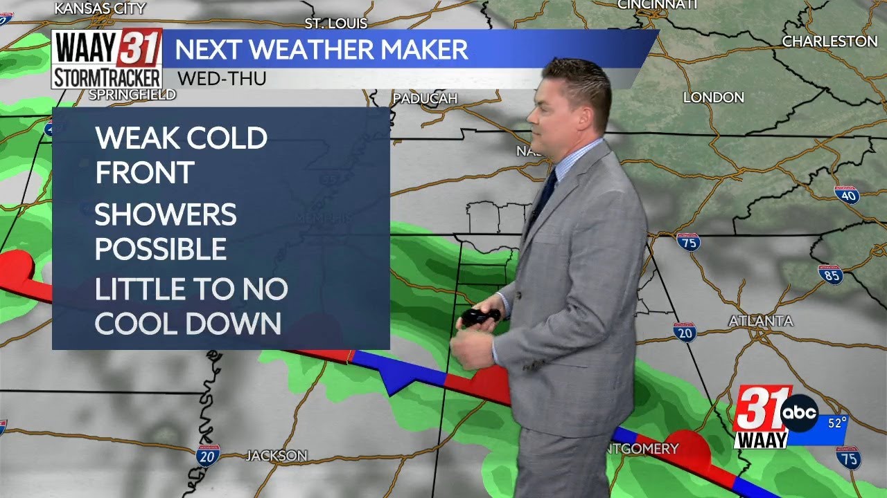 Jeff Castle's Monday evening weather update - YouTube