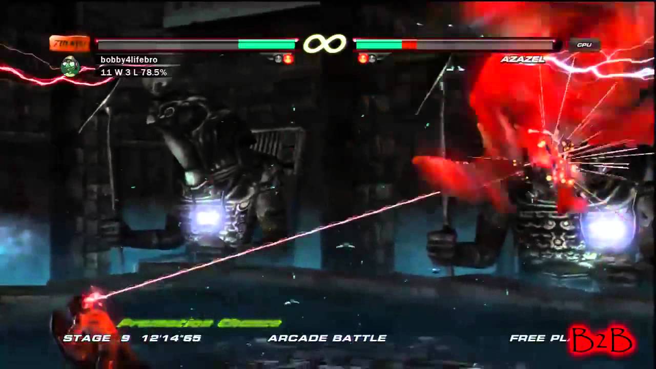 tekken 5 how to fly and shoot lasers with devil jin