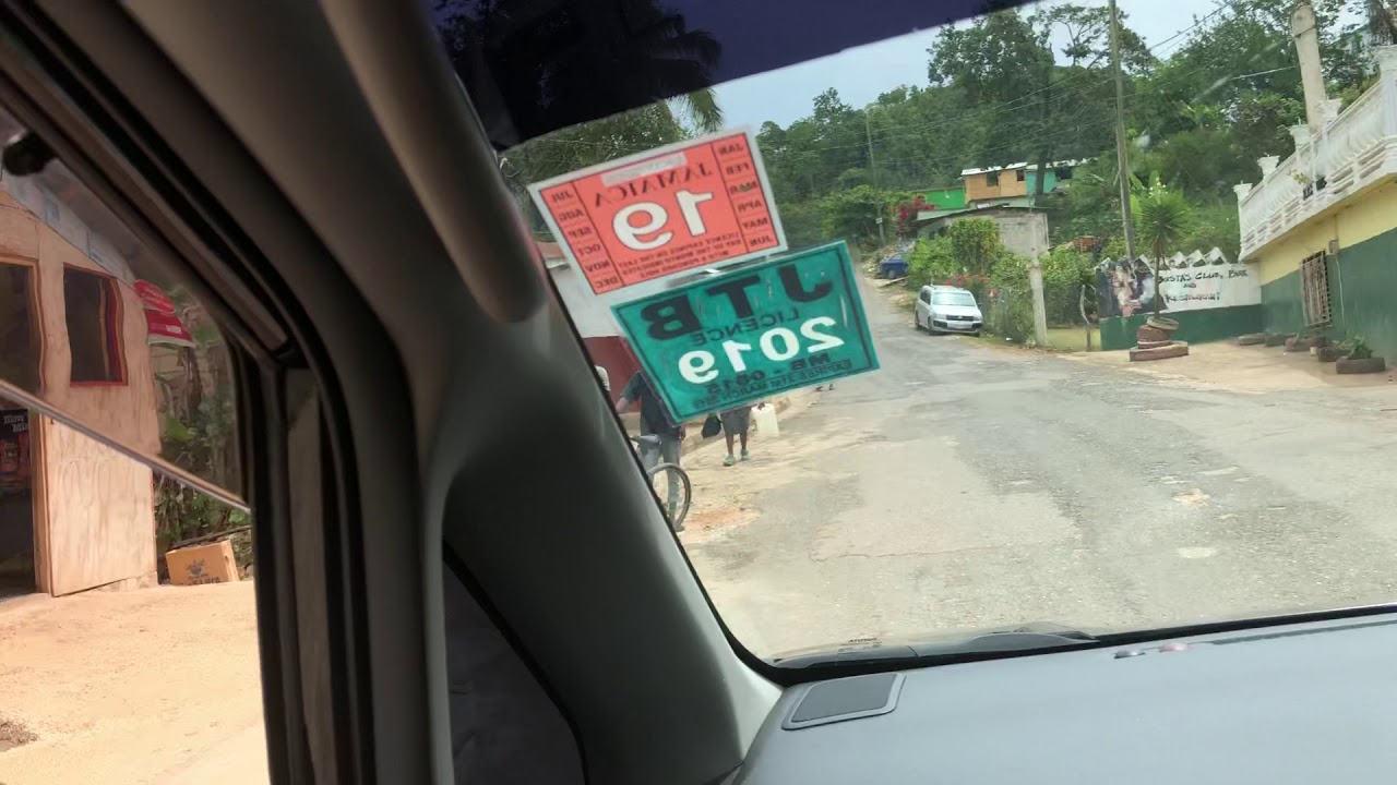 Pulling up to Nine Mile, St. Ann Parish, Jamaica