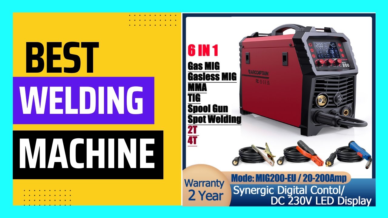 ARCCAPTAIN 6 IN 1 MIG ARC TIG Welder YouTube
