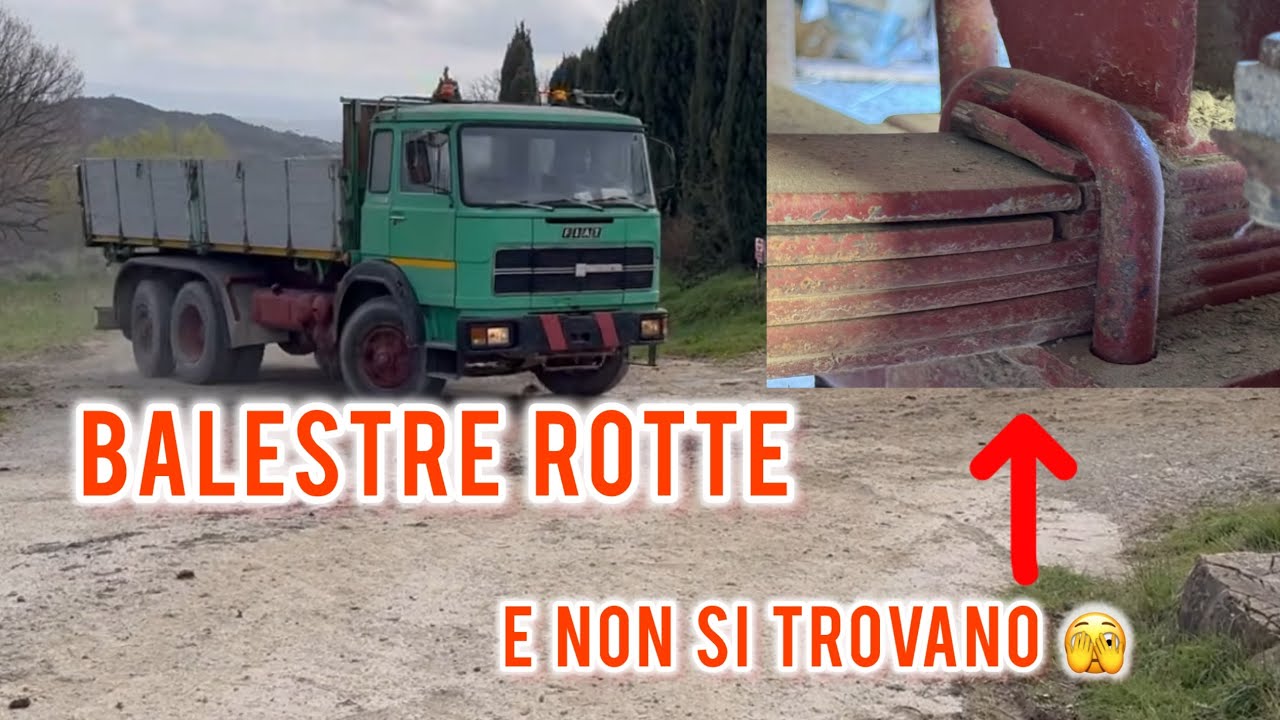 Fiat 160 ancora in servizio rompe le balestre… ce la faremo a ripararlo???