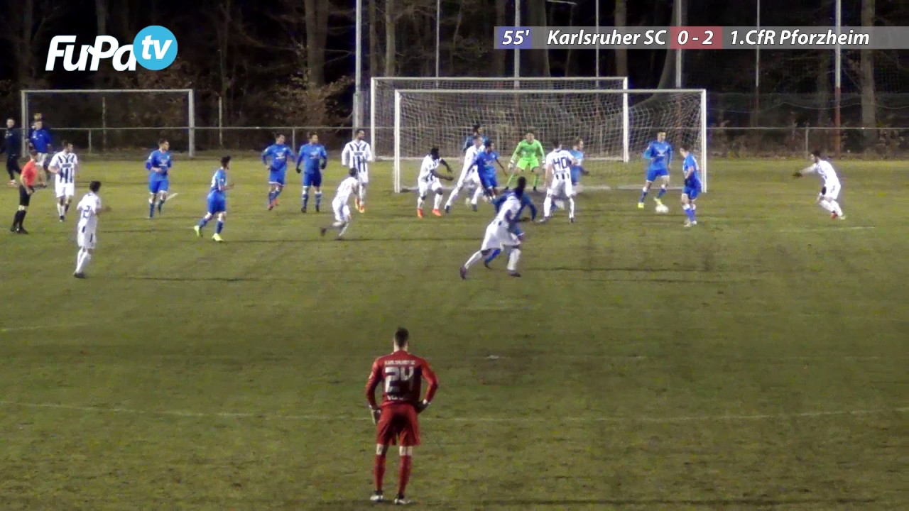 TOR 1-2, 55. Minute, Karlsruher SC - 1.CfR Pforzheim am 22.2.2017