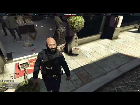 GTA RP Xavier Reed Second Robbery as LSPD