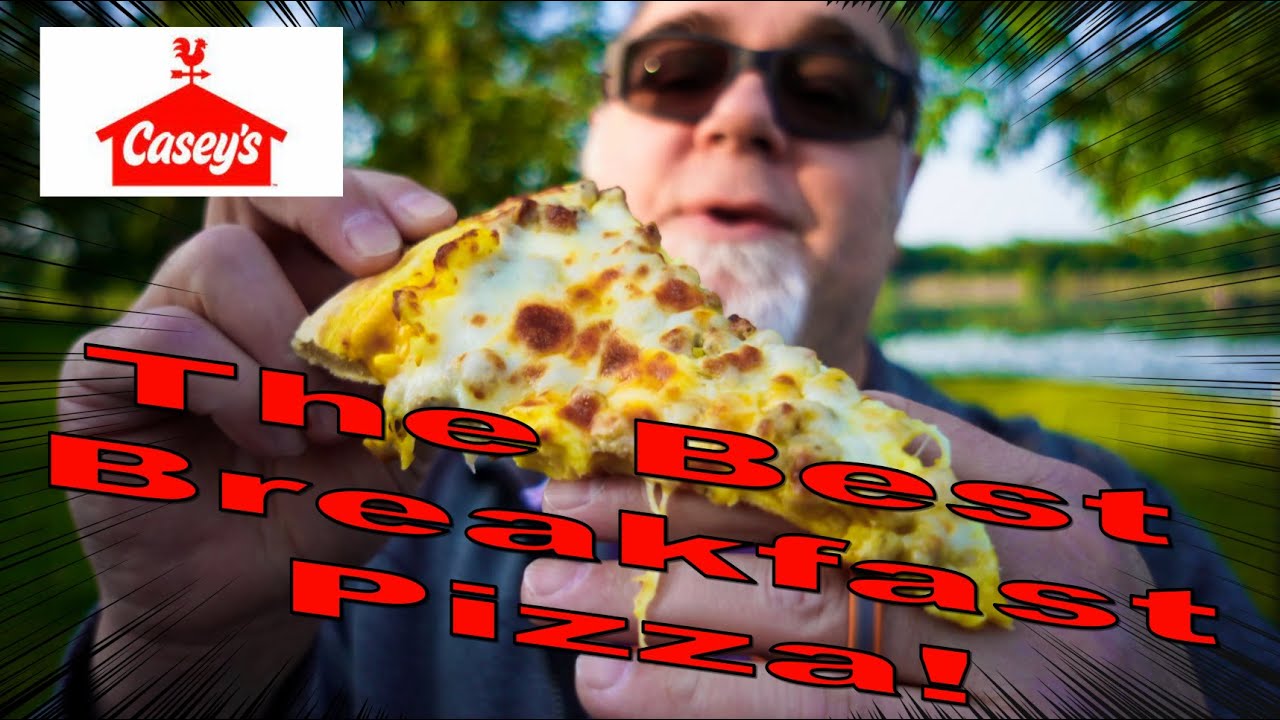 I'm Gordon, Today I'm eating The Best Breakfast Pizza! Casey's, Higbee