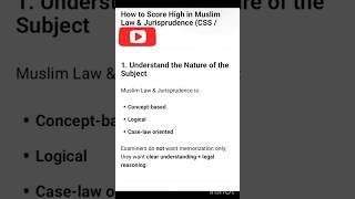 Muslim law and jurisprudence paper attempting tips and prepration strategy for CSS, # study with me