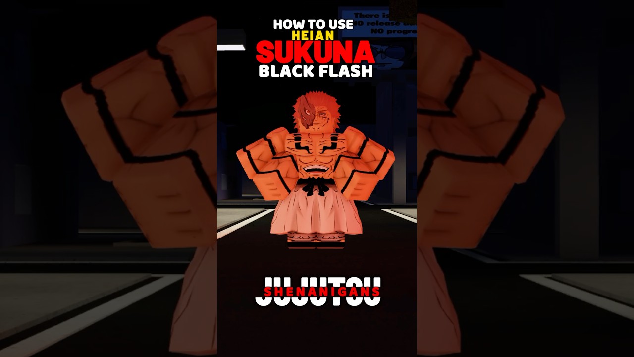 How to use SUKUNA HEIAN black flash! 