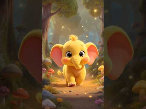 Ek Mota Hathi 🐘💙 | Hindi Nursery Rhyme For Kids | Little Giggle Tales |#funny #baby #ᴛʀᴇɴᴅɪɴɢɴᴏᴡ