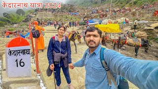 केदारनाथ पैदल यात्रा 2024 || Kedarnath Part01 || chardham yatra uttrakhand