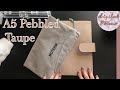 MOTERM A5 pebbled taupe unboxing