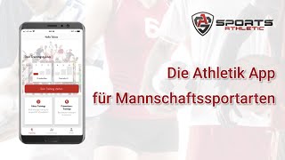 Sports Athletic App (Informationsvideo für Trainer) screenshot 3