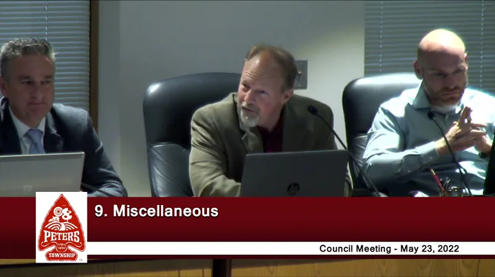 Peters Township Council - Regular Meeting - May 23, 2022