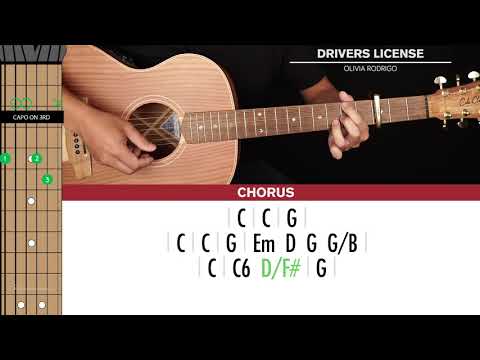 Drivers License Guitar Cover Olivia Rodrigo ?|Tabs + Chords|