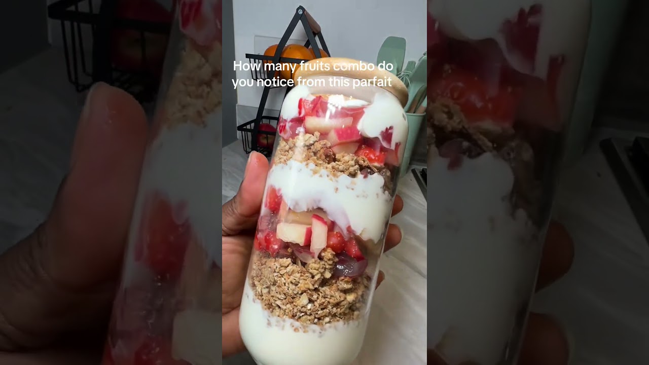 Fruit & Yoghurt Parfait: A Healthy Combo! 
