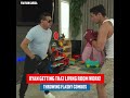 Ryan Garcia was getting too it in the family living room 🤣🏠