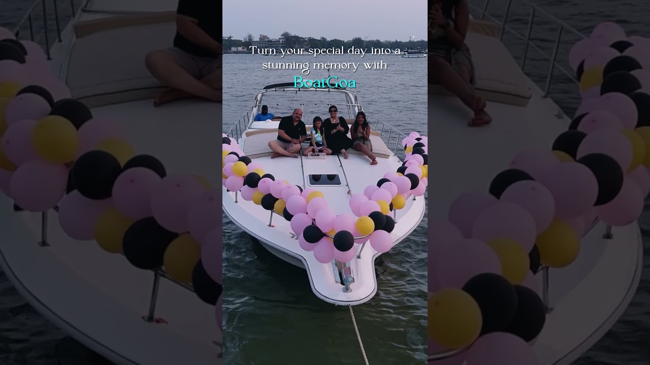 Unique Birthday Idea in Goa | Celebrate on a Luxury Boat with BoatGoa