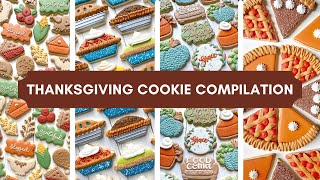 THANKSGIVING COOKIES | An epic compilation of all of the Thanksgiving cookies I've ever made!