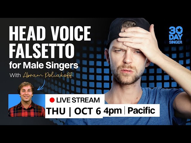 Falsetto / Head Voice Exercises for Male Singers | 30 Day Singer