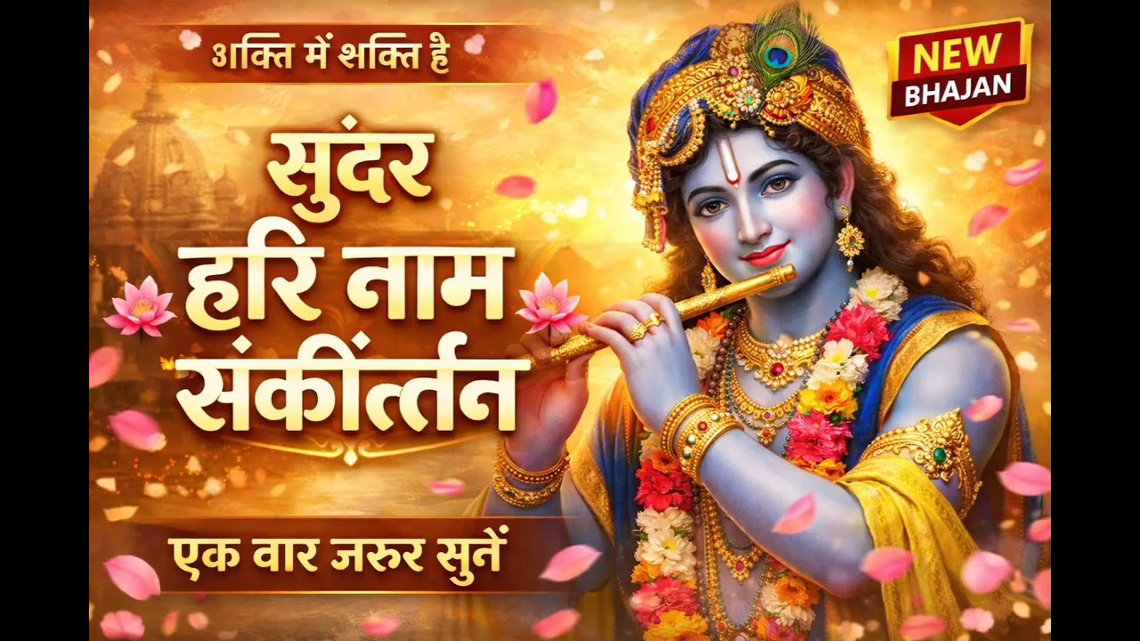 सुंदर हरि नाम संकीर्तन | मन को शांति देने वाला भजनसुंदर हरि नाम संकीर्तन | एक बार जरूर सुनें