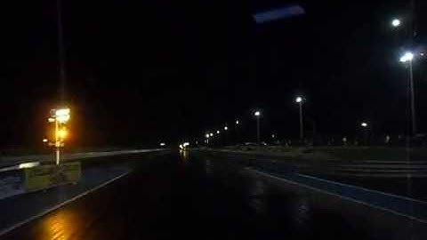 All Motor Base RSX K20A3 1/4 Mile Test Run (Wet Track)