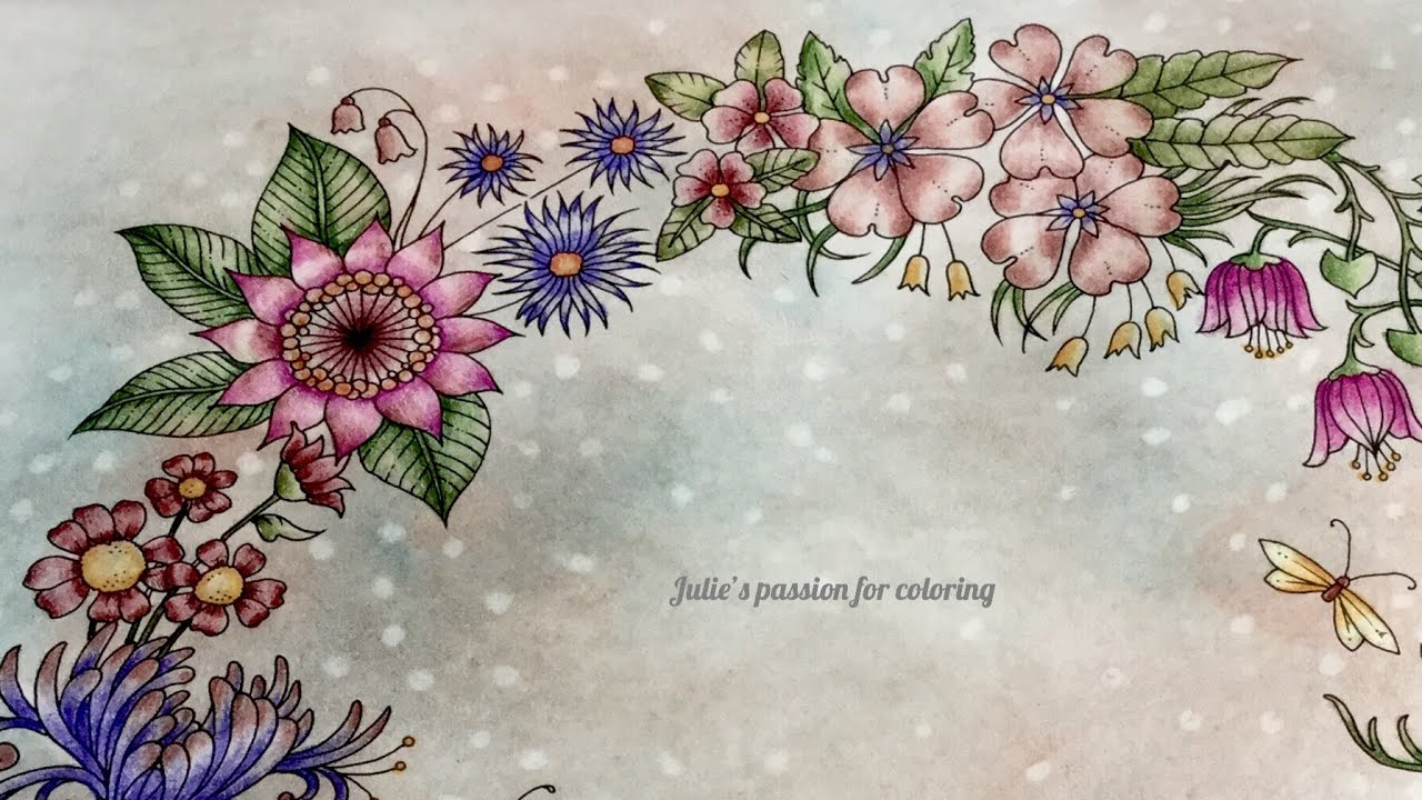 Coloring pictures of flowers youtube