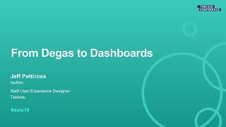 From Degas to Dashboards: Lessons of the Great Masters