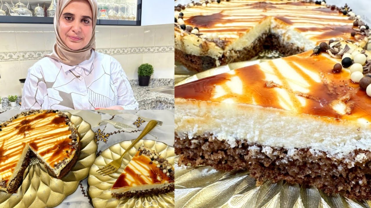 كيكة باردة الفن ديال الفن👌 بدون دقيق برعي بيها حبابك هد الصيف