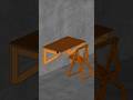 Wall Mounted Folding Table 🤯 Space Saving Furniture #shorts