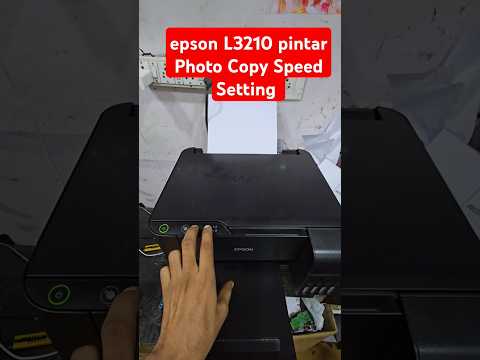 How to epson L3210 L3250 pintar photo copi spid setting All-in One Color printer #epson