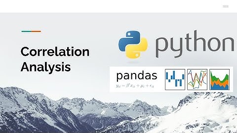 Correlation Analysis with Financial Data