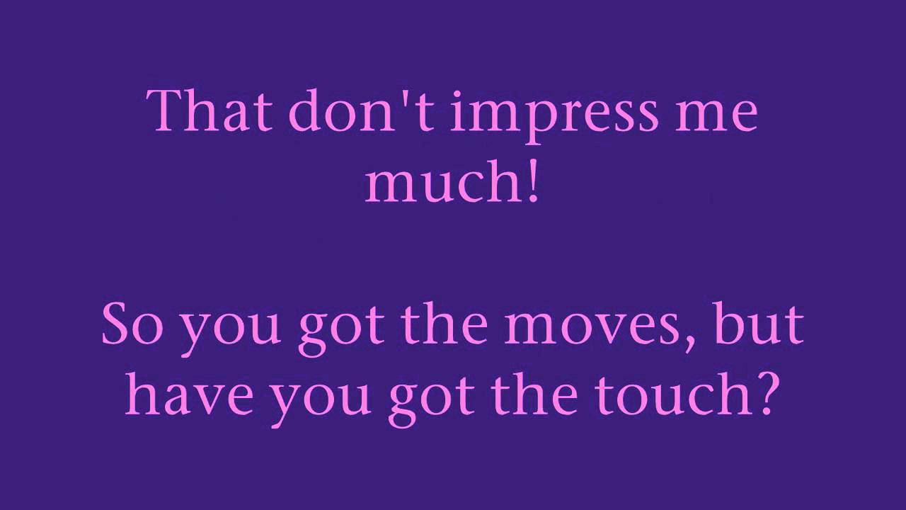 Shania Twain That Dont Impress Me Much (with Lyrics) YouTube