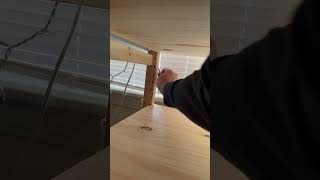 Adding shelves to the Ikea Ivar storage rack to better organize the 18x27 prints.