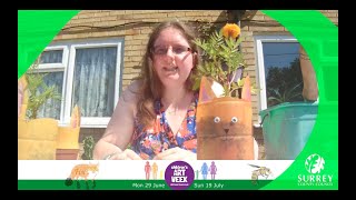 Surrey Libraries Natural World Craft Session - How to Make Animal Planters