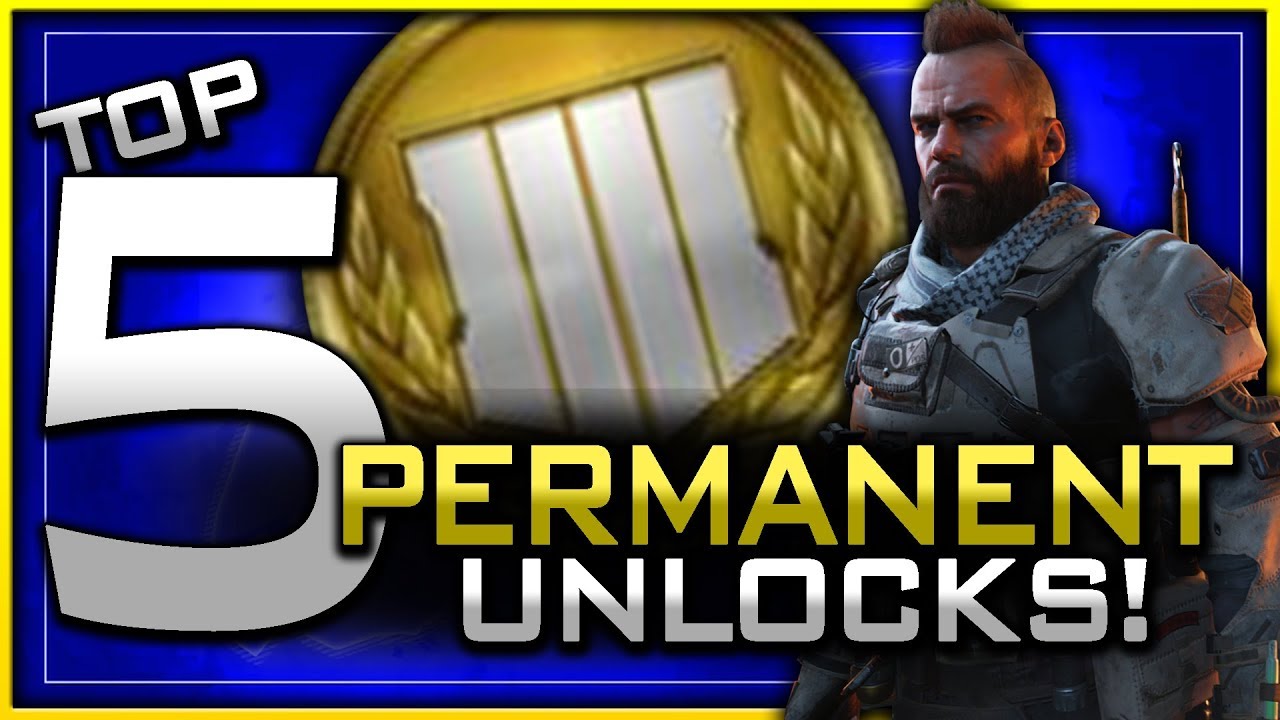 Top 5 Items To Use Permanent Unlock Tokens On In Black Ops 4 Youtube