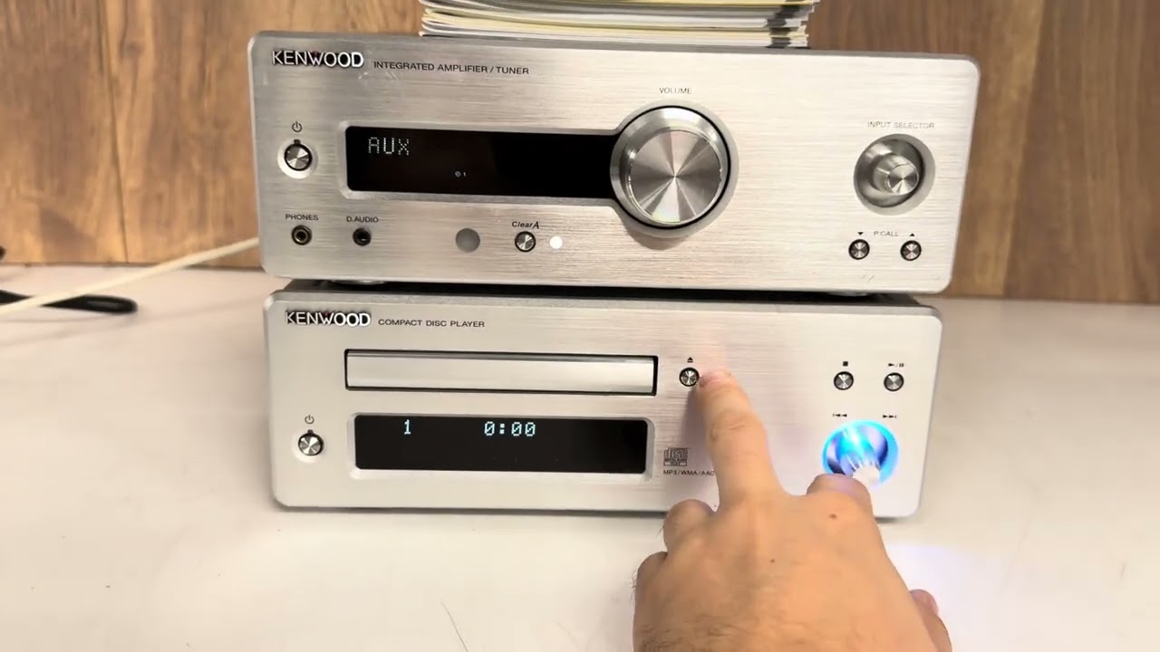 Kenwood R-K1000 Integrated Amplifier Tuner - DP-K1000 CD Player