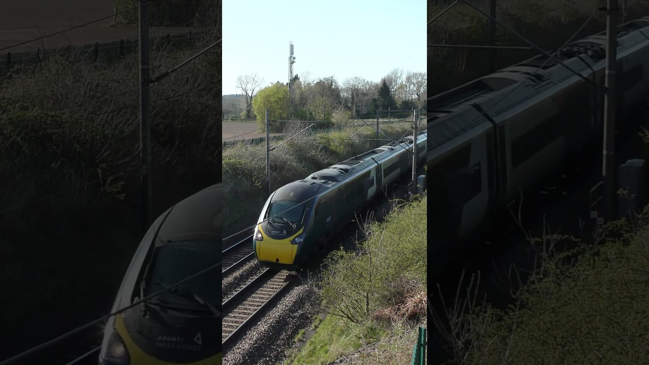 Class 390 passing at speed 